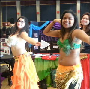 The SBU Belly Dancers draw in crowds with their costumes and unique dance moves. Photo: Kayla Shults